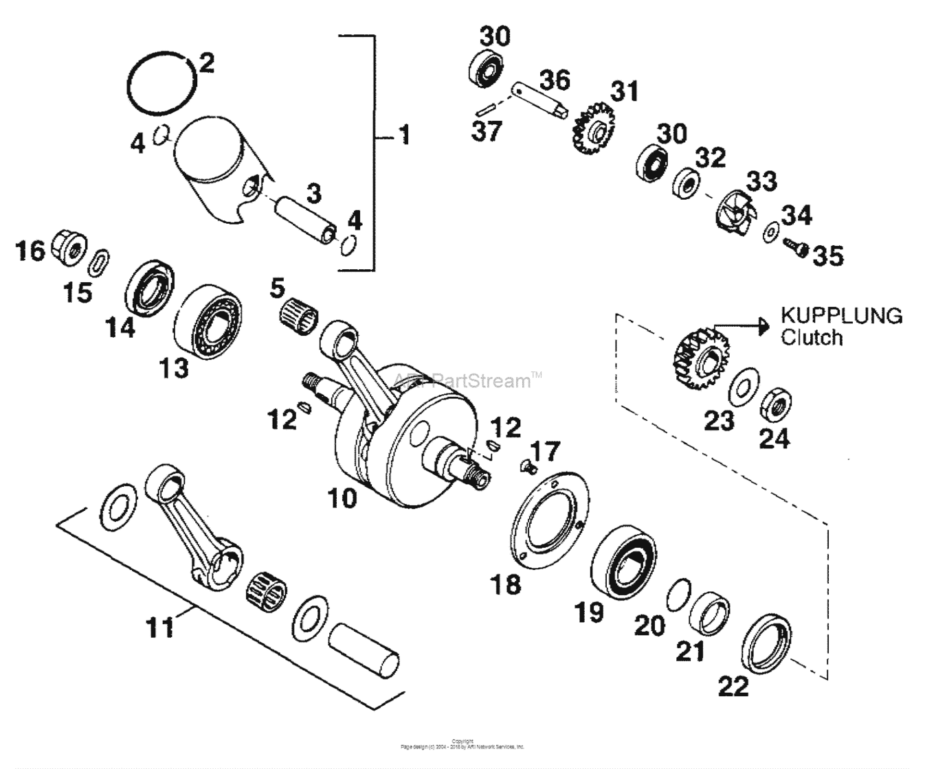 Crankshft, Piston
