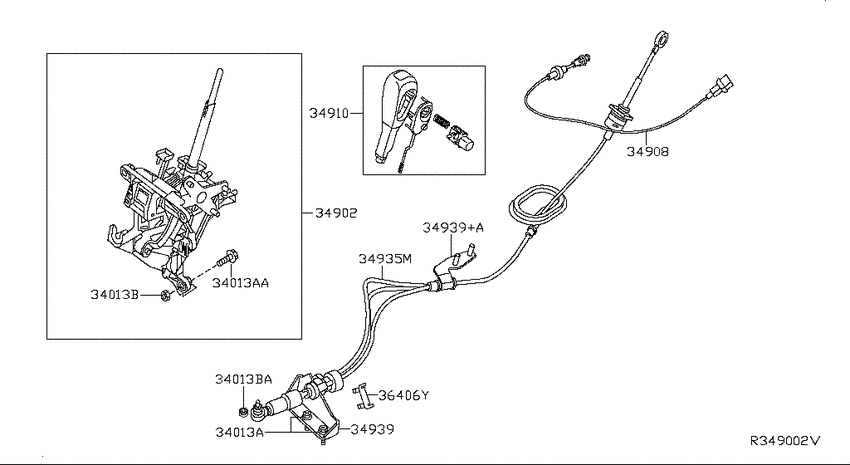 Auto transmission control device