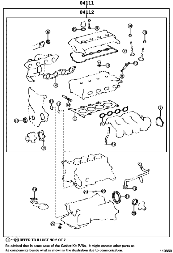 Engine Overhaul Gasket Kit