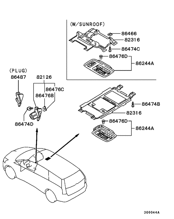 Rear heater unit & piping