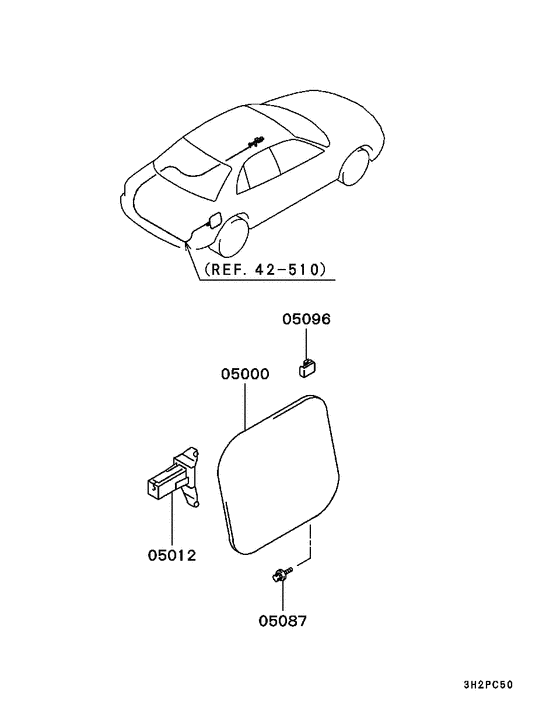 Fuel filler lid & lock