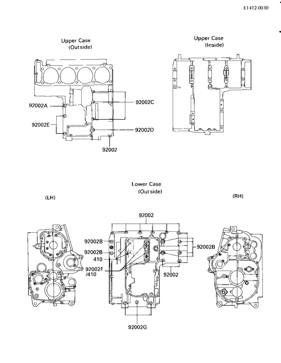 Crankcase bolt pattern