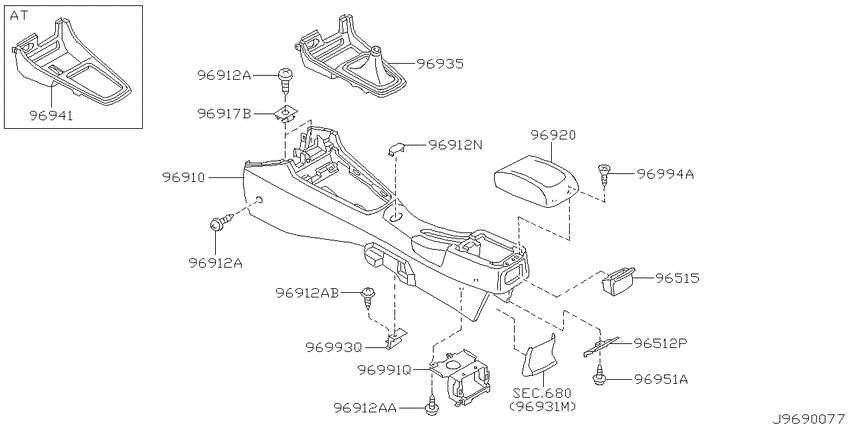 Console box
