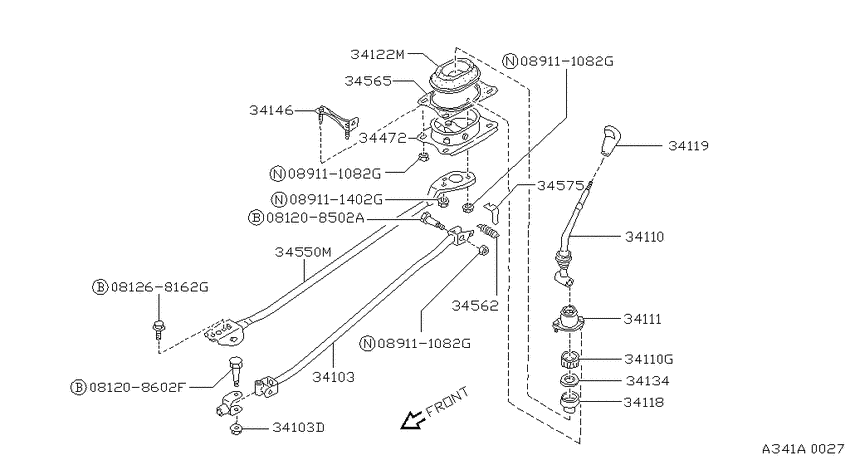 Transmission control & linkage