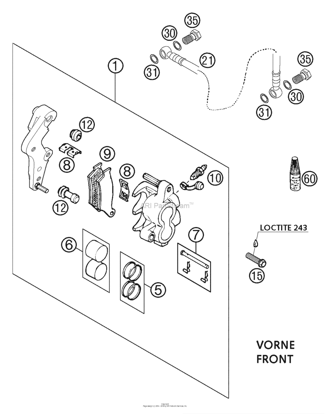 Brake Caliper Front