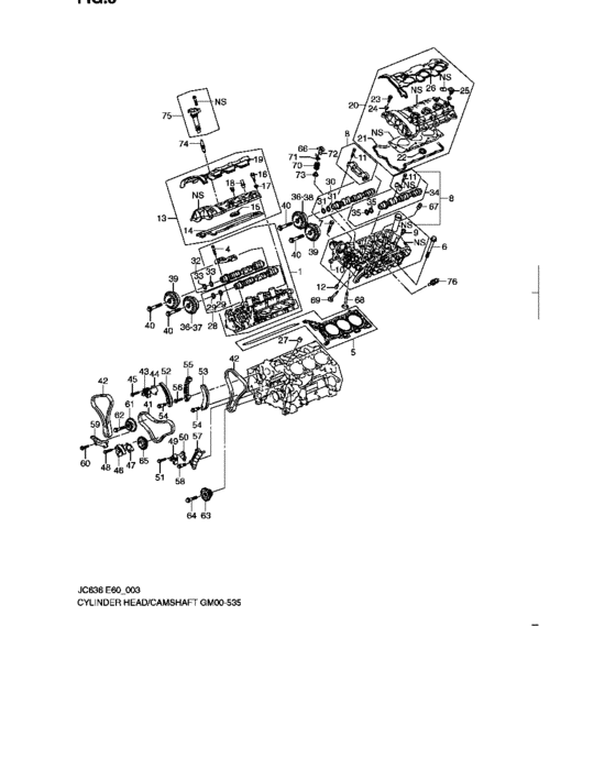 Cylinder head/camshaft