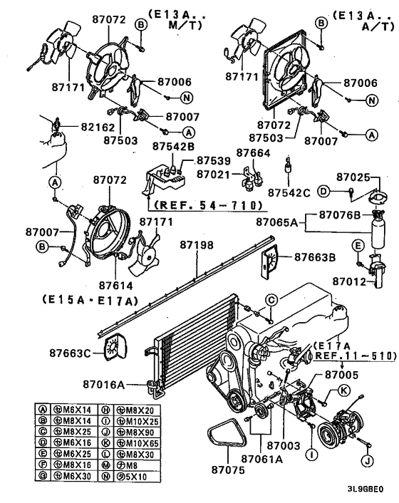 A/c cond, piping(auto,full:a)