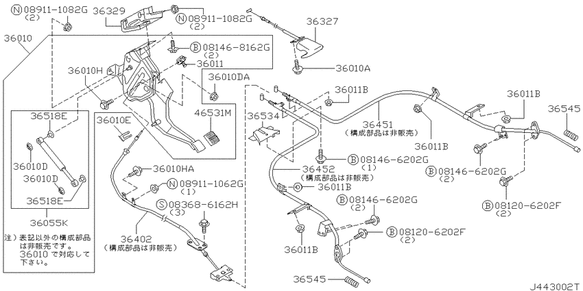 Parking brake control