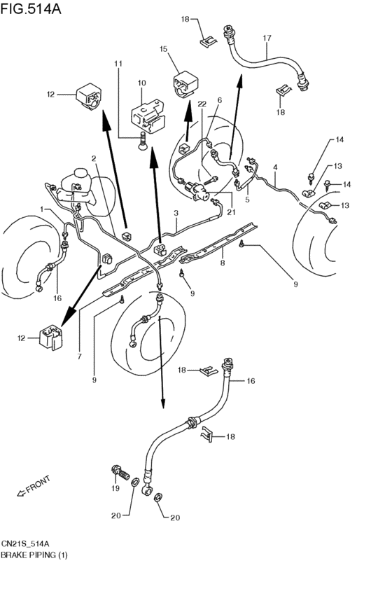 brakes piping