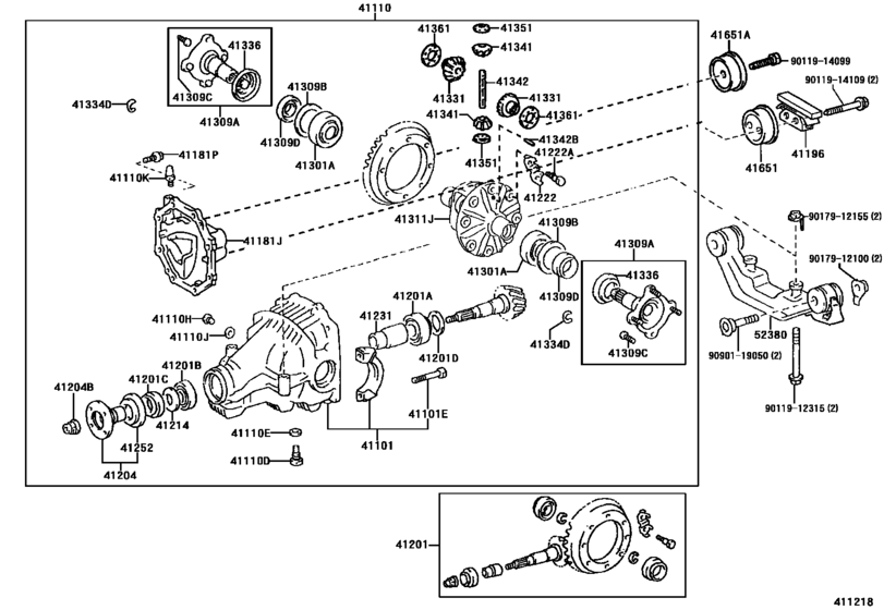 Rear Axle Housing & Differential