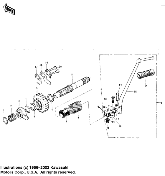 Kickstarter mechanism