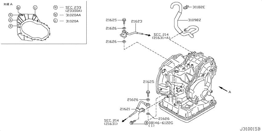 Auto transmission,transaxle & fitting