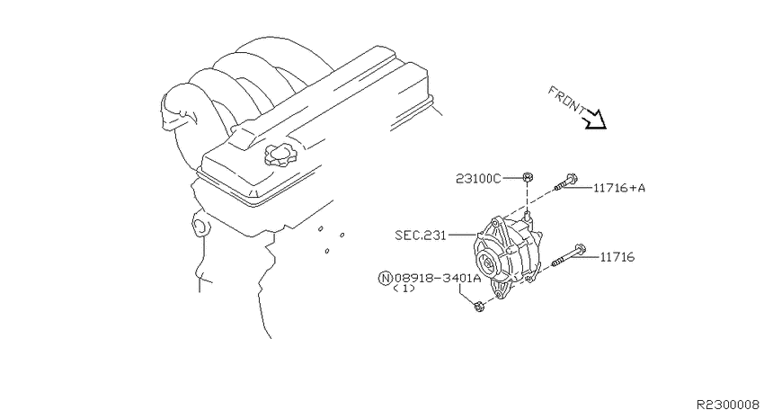 Alternator fitting