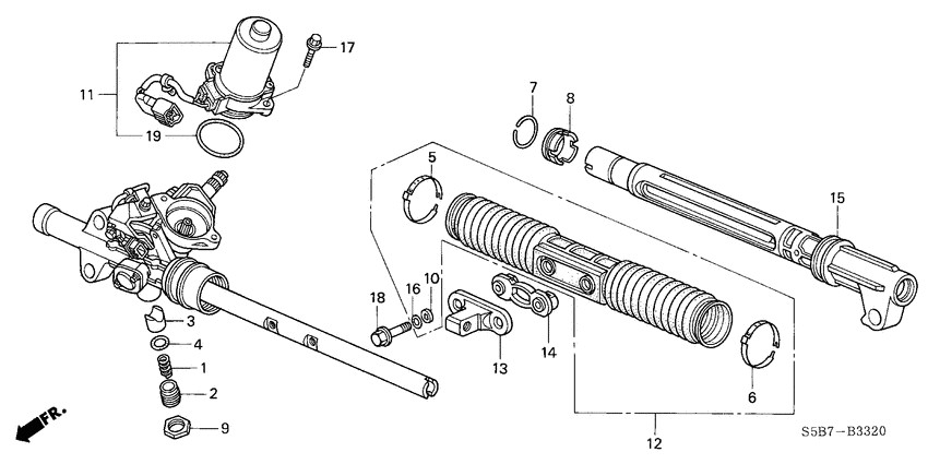 P.s. gear box components