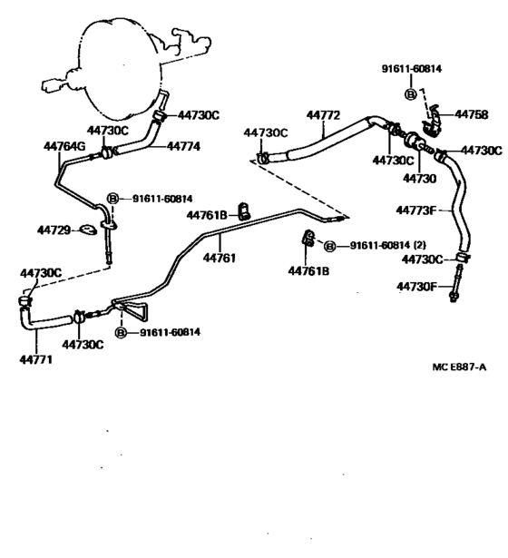 Brake Booster & Vacuum Tube