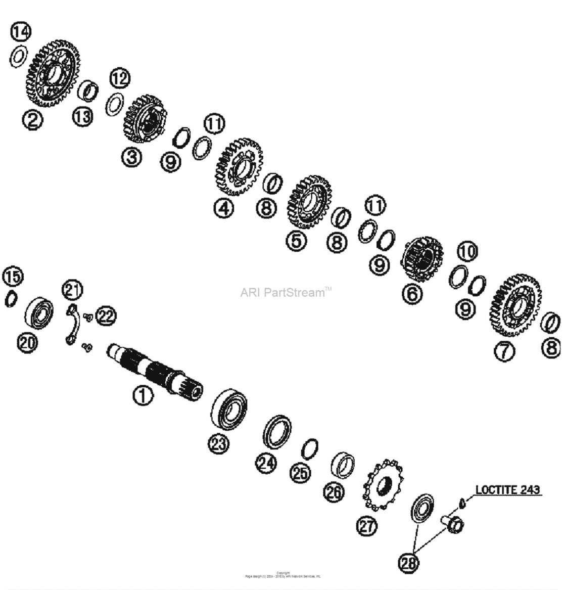 Transmission Ll - Countershaft