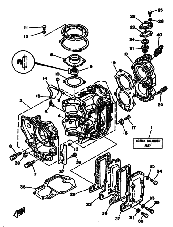 Cylinder & crankcase