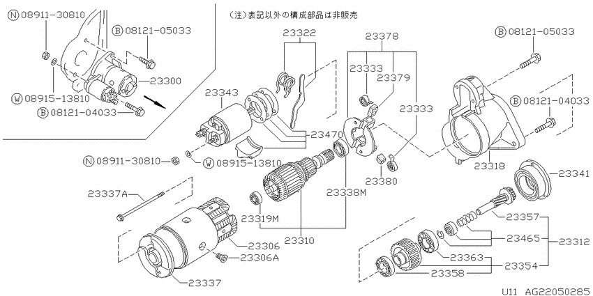 Starter motor