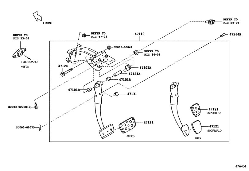 Brake Pedal & Bracket
