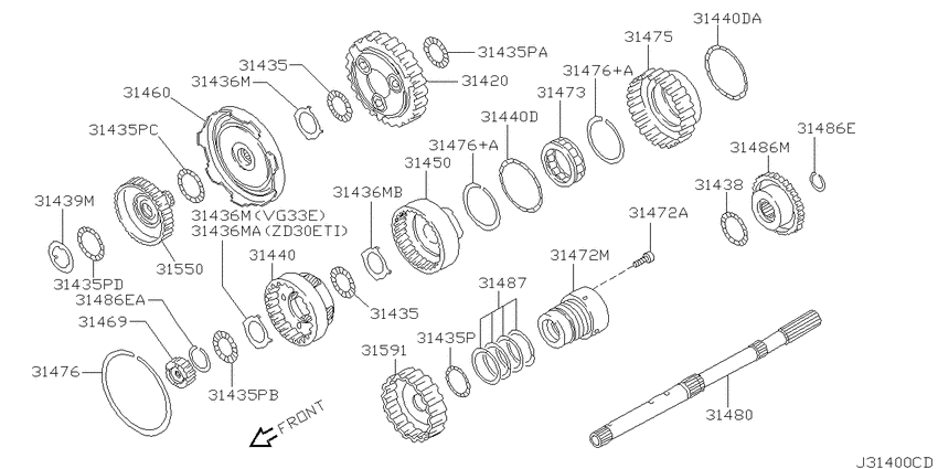 Governor,power train & planetary gear