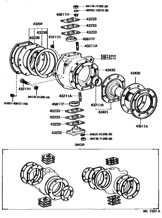 Front Axle Arm & Steering Knuckle