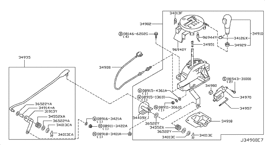 Auto transmission control device