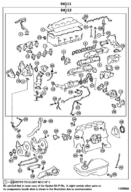 Engine Overhaul Gasket Kit