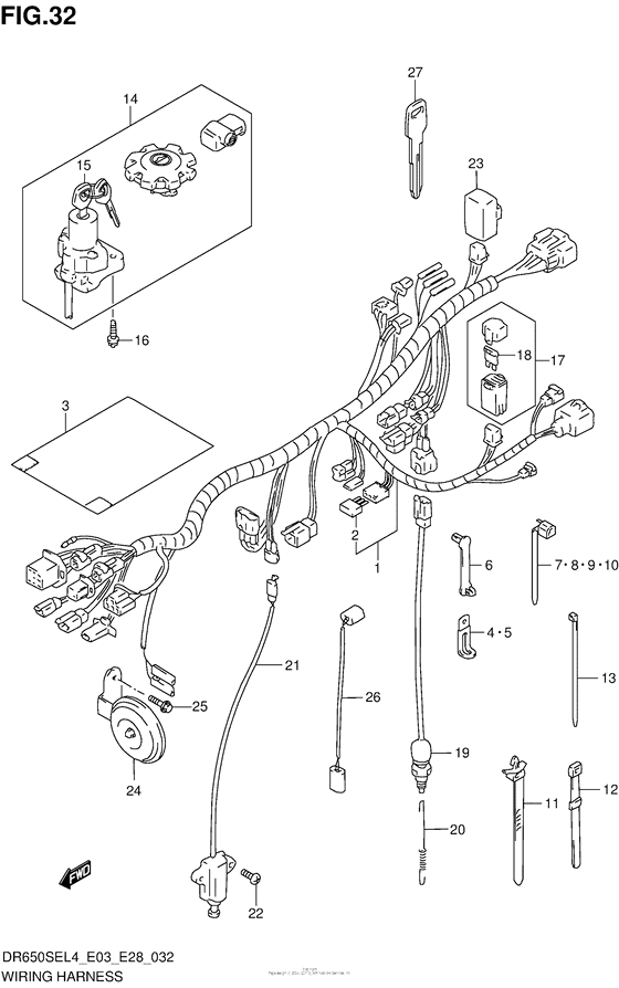 Wiring Harness (Dr650Sel4 E03)