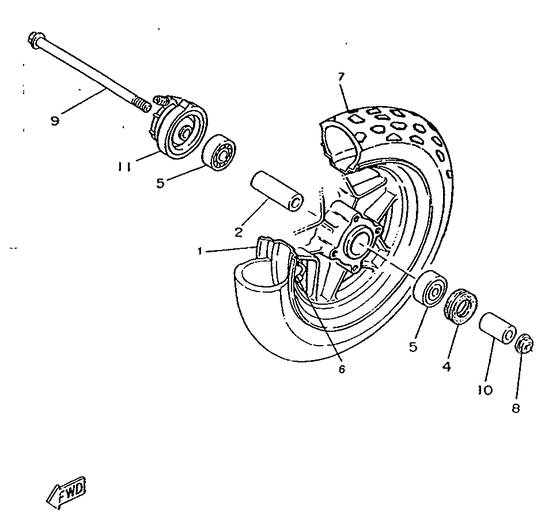 Front wheel