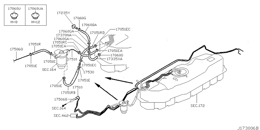 Fuel piping