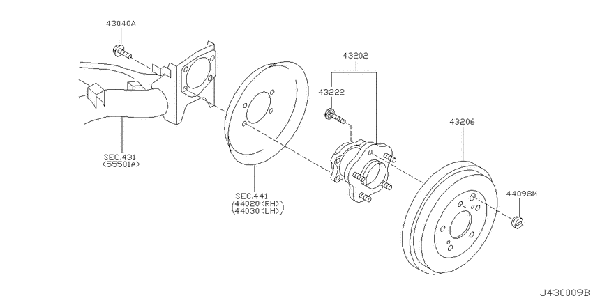 Rear axle
