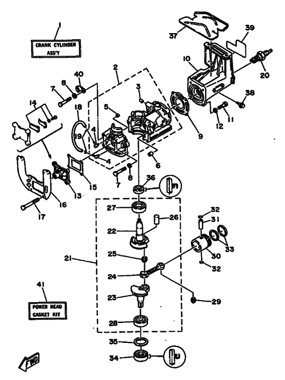 Cylinder & crankcase