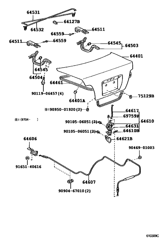 Luggage Compartment Door & Lock