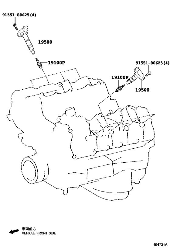 Ignition Coil & Spark Plug