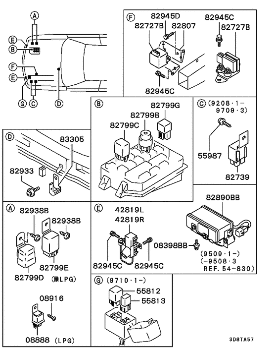 Relay,flasher & sensor