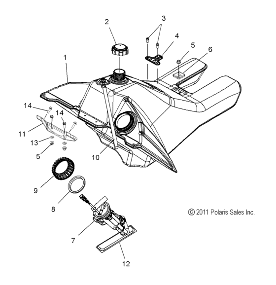 Fuel System, Fuel Tank Asm