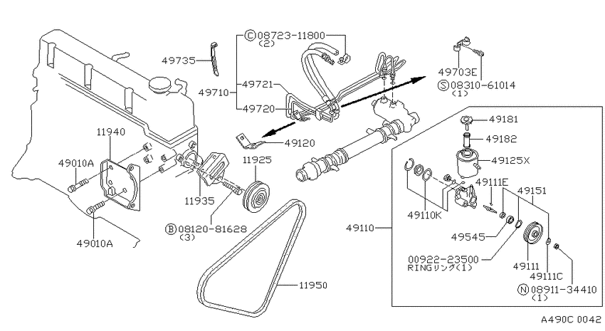 Power steering pump