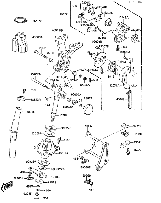 Handle pole