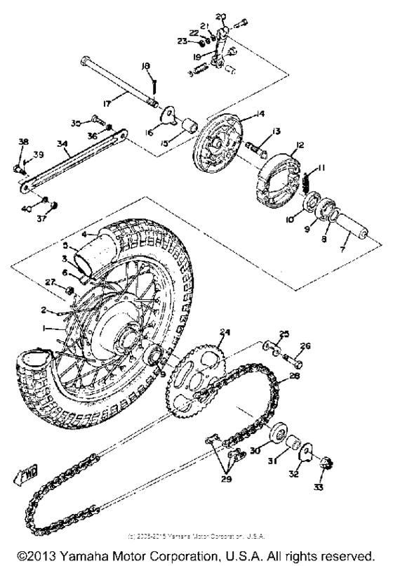 Rear wheel
