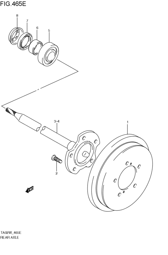 rear axle