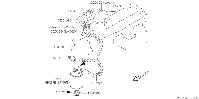 Vacuum piping