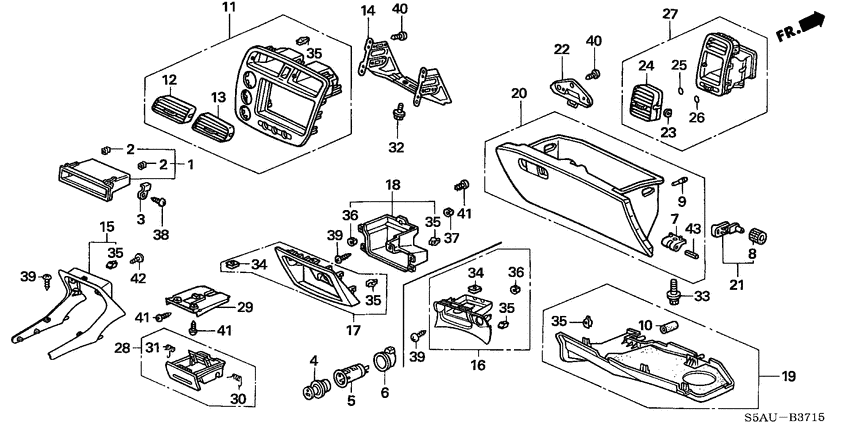 Instrument panel garnish