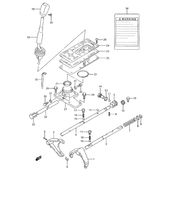 Transfer gear shifting