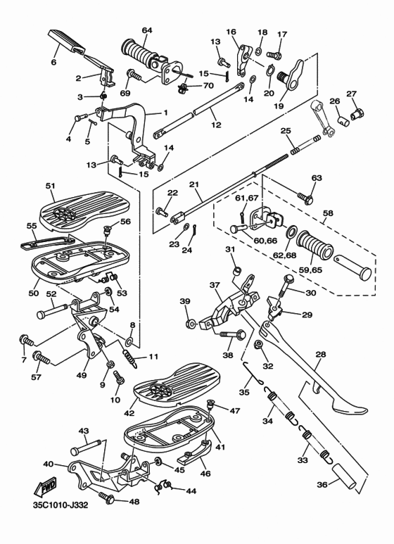スタンド & フートレスト 1