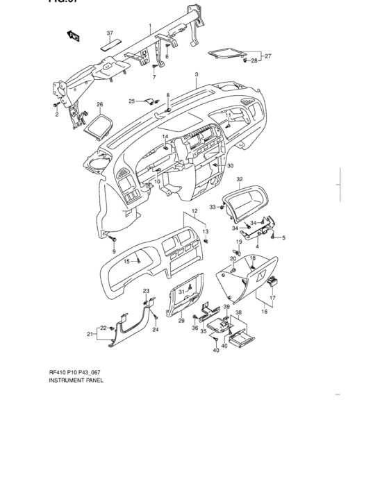 Instrument panel