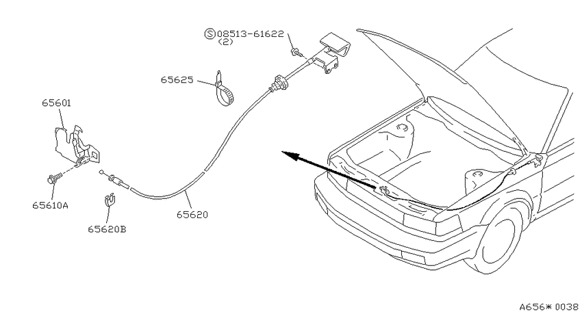 Hood lock control