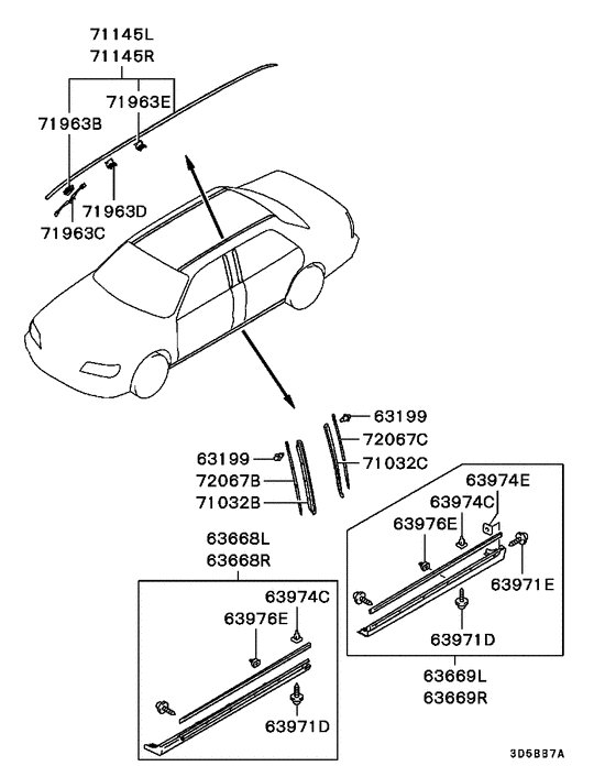Side garnish & moulding