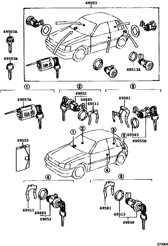 Lock Cylinder Set