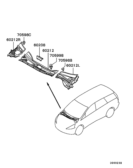 Front garnish & moulding