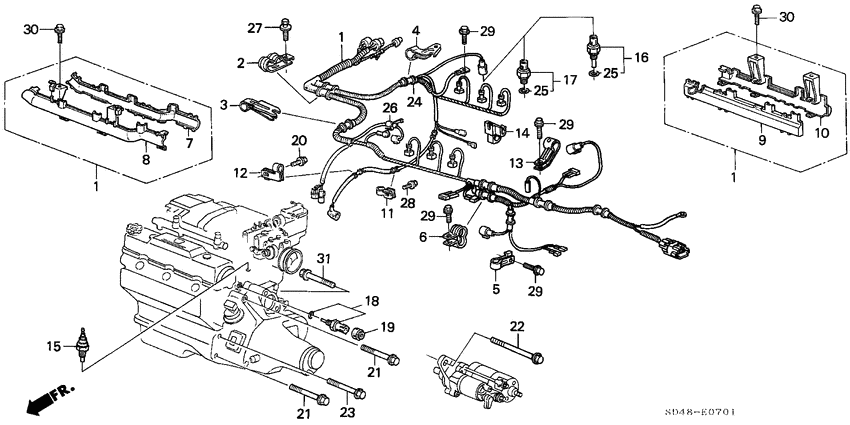 Engine wire harness